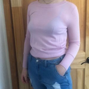 Pretty Pink J. Crew sweater S